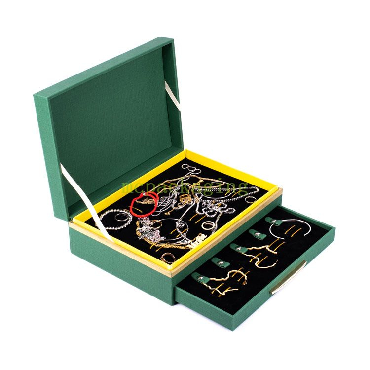 WoodBox Factory Luxury Logo Handmade Wood Jewelry Box With Clear Lid product reference