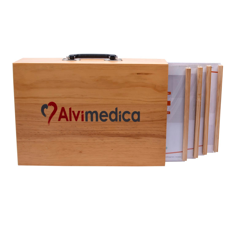 Wooden Box Looking Printed Corrugated Paper Eco Mailer Box for Gift Packaging With Handle product reference
