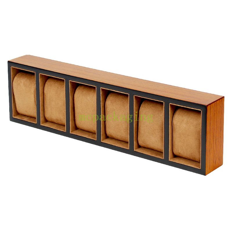 30 Slots Wooden Solid Wood Watch Storage Tray Watch Pillow Organizer Display Tray Showcase product reference