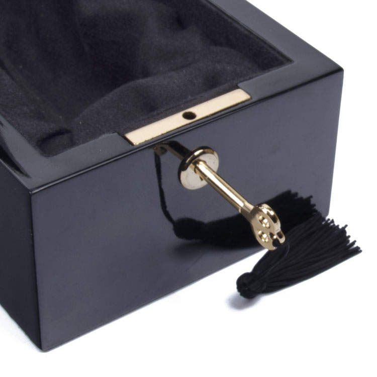 Elegant Golden Hinges And Lock Wooden Perfume Box product reference