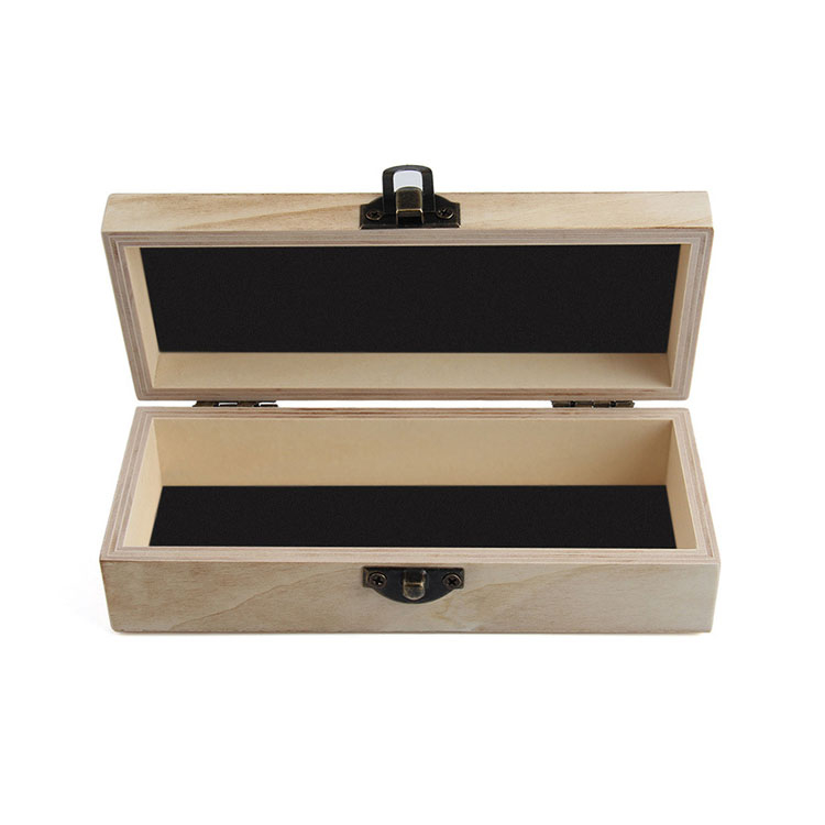 Wooden Gift Hinged With Glass Lid Wood Grain Glasses Cases Set Sunglasses Case Box product reference