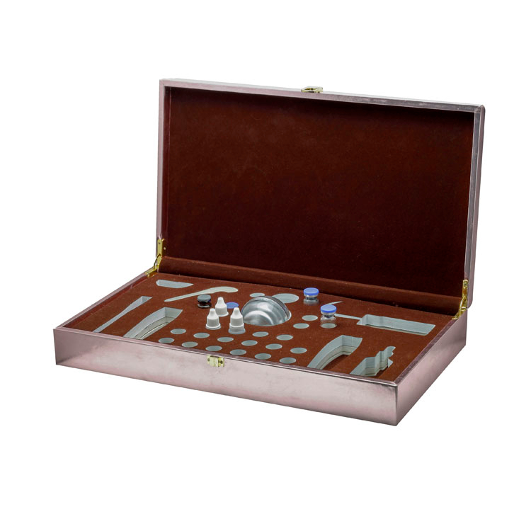 Mechanical Two Playing Pull Out Drawer Plastic Cake Rose Gold PU Leather Cosmetic Essential Oil product reference