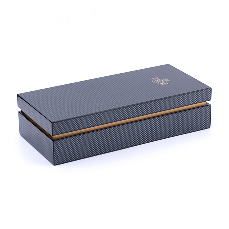 Elegant Black Wine Box for Personalized Gifts and Events - mcpackaging product reference