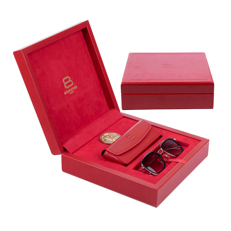 Newly Design Leather Sunglasses Set Gift Box product reference