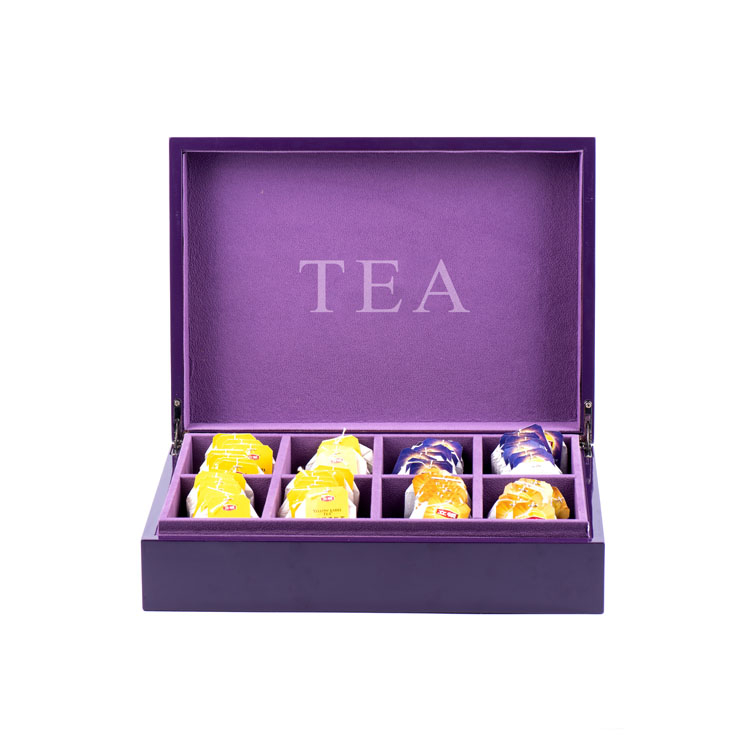wooden tea box logo tea storage box, personalized tea gift packaging, size wood tea chest, product reference