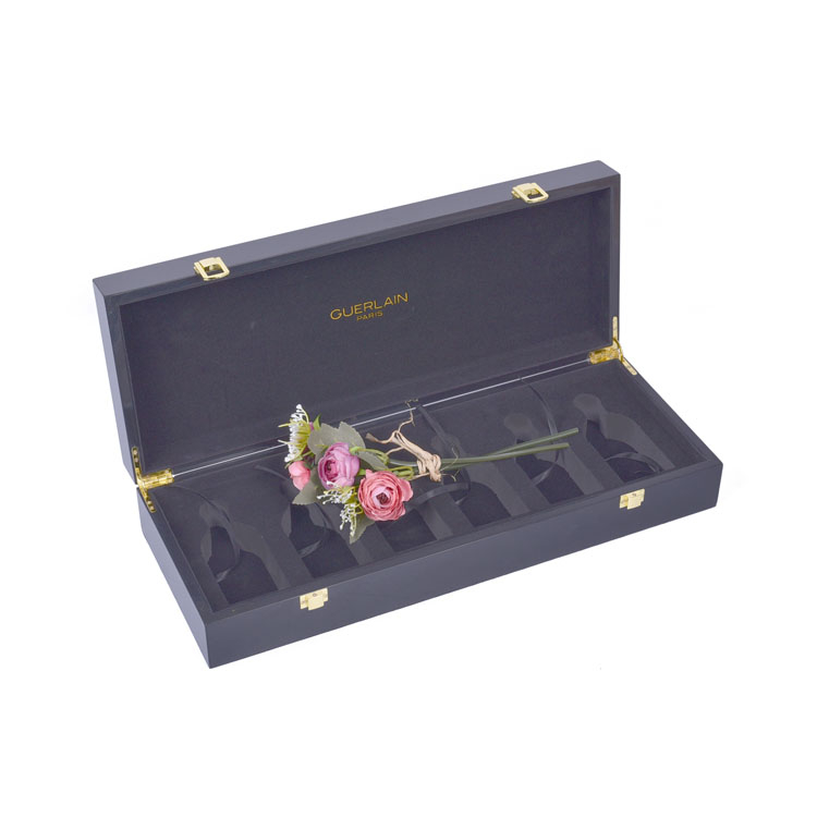 Black Two Seven-character Hinges Perfume Box Packaging product reference