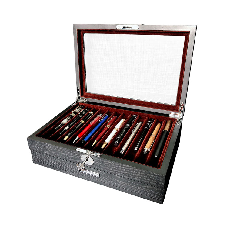 Holder Display Gift Pen Box with Wooden product reference
