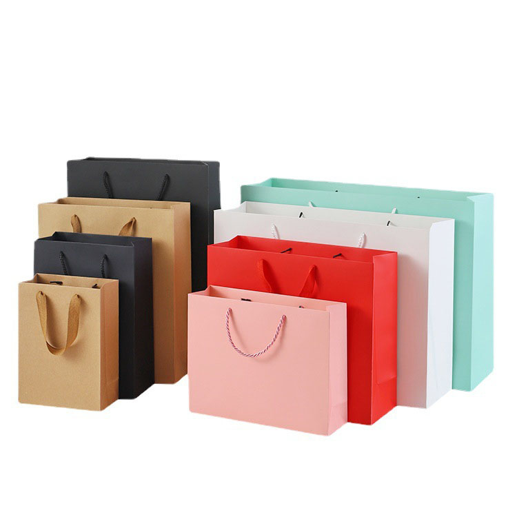Wholesale Printed Brand Logo Design Gift Paper Bag with Handle product reference