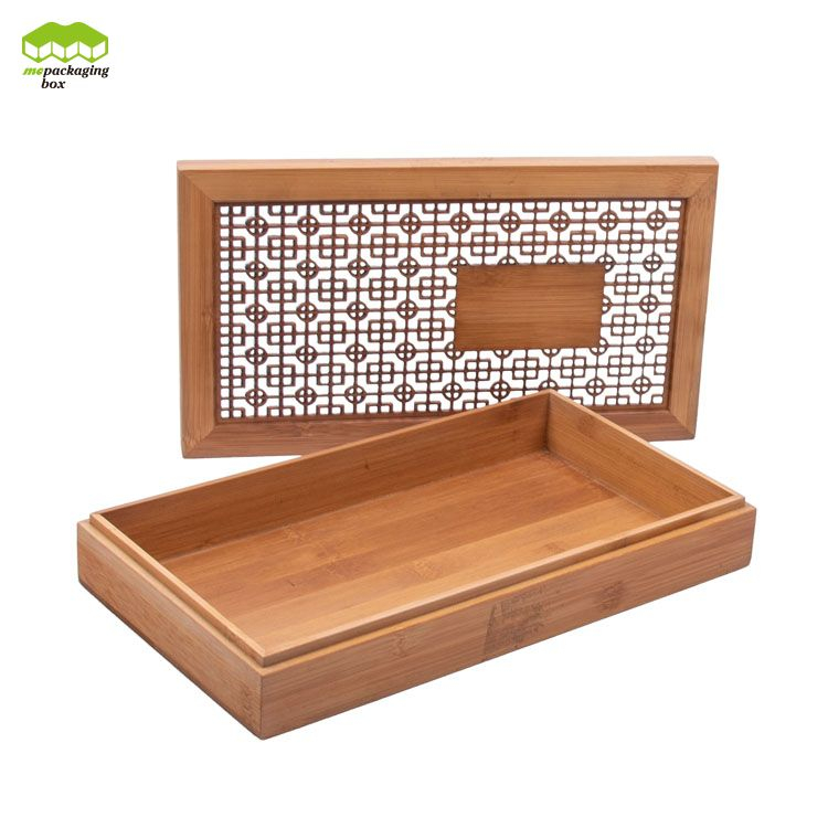 Luxury Handmade Clear Bamboo Gift Box with Lid for Jewelry product reference