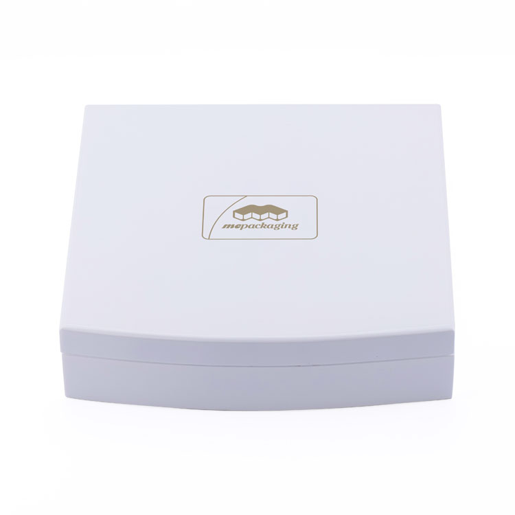 A Classic And Fashionable Oriental Style Collection of White Exquisite Curved Flip-top Paint Perfume Wooden product reference
