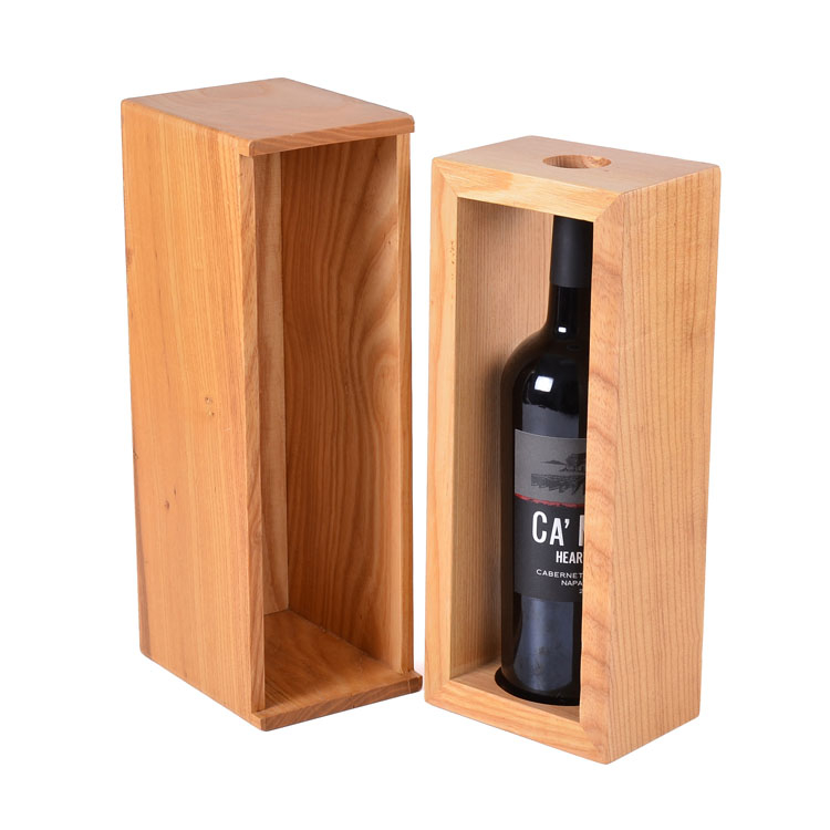 Luxury Wooden No Cup Whiskey Glass Set Box For Gift Wood Packing Box product reference