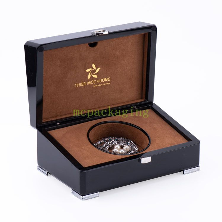 Logo Black Glossy Wood Jewelry Box Wooden Jewelry Box Template Wooden Jewelry Box Xxl product reference