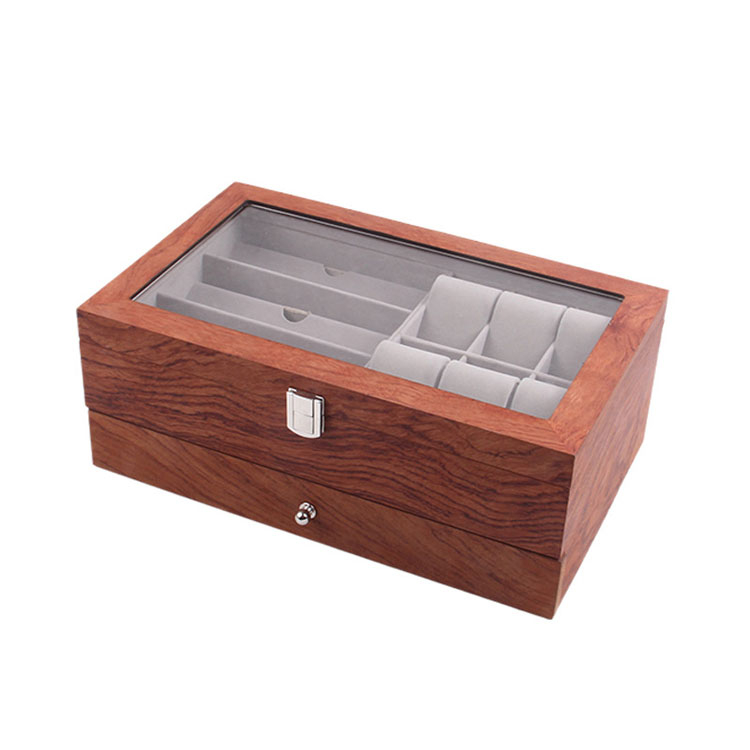 Wood Champagne Cocktail Glasses Wooden Sunglasses Case Box product reference