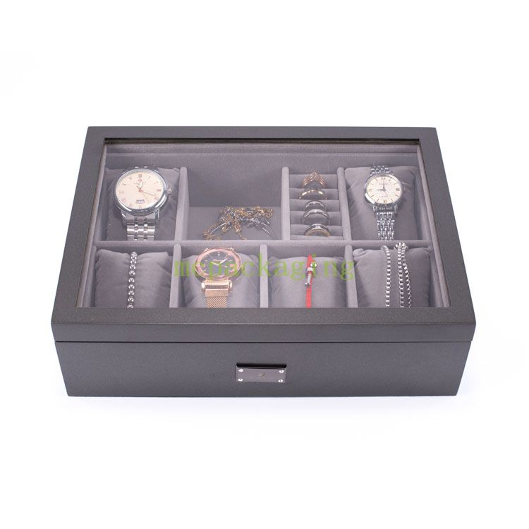 Luxury Wooden Jewelry Storage Box Elegant Rustic Wooden Jewelry Boxes Dark Wood Jewelry Box product reference