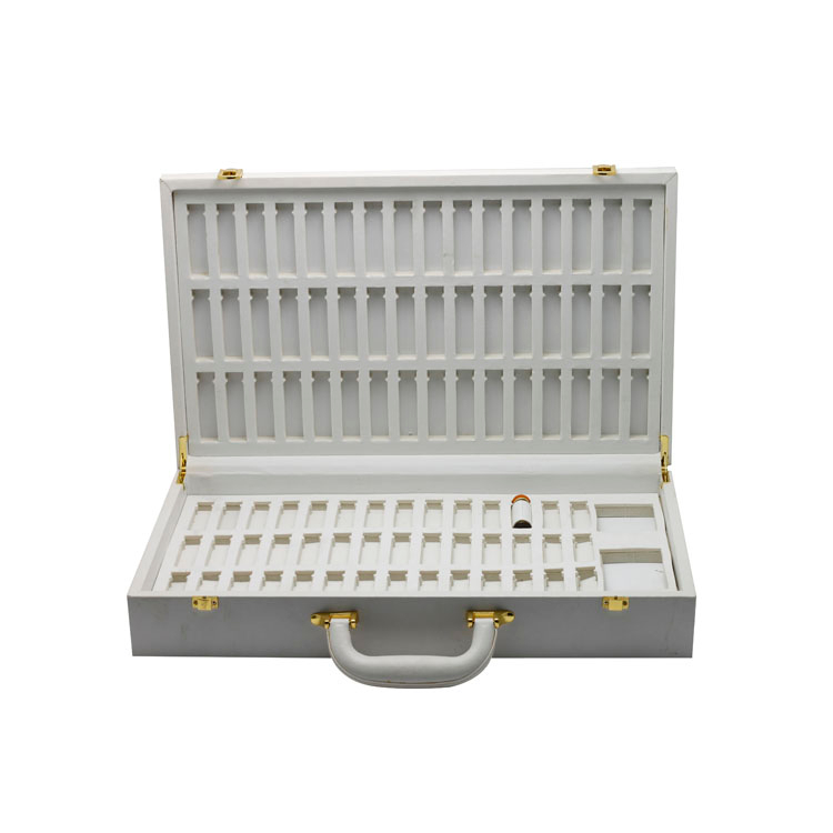 Bangle Lined White PU Leather Cosmetic Gift Packaging Box product reference