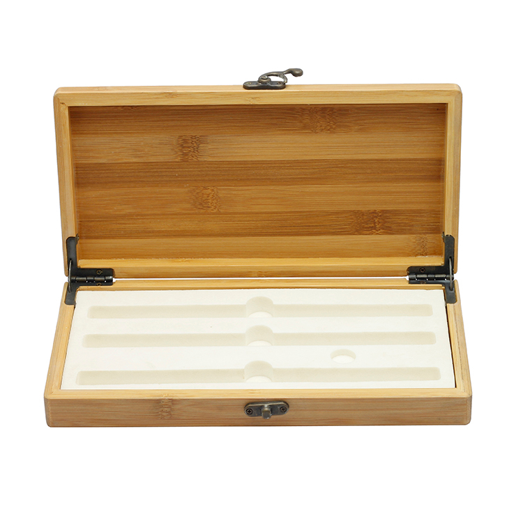 Hinged Polished Magnetic Gift Tea Wine Keychain Coin Pen Bamboo Box product reference