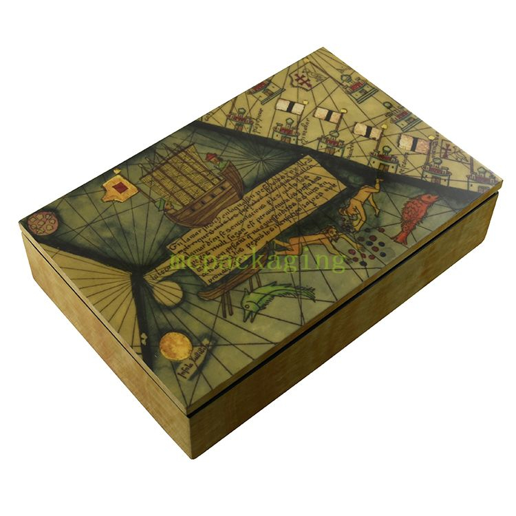 KSA Jeddah season Quality Luxury Laser engrave Wooden Chocolate Packaging Box product reference