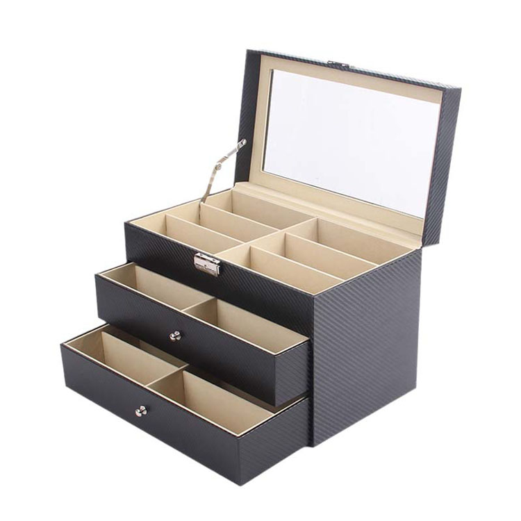 Pu Wood Navy Blue Sunglasses Packaging Boxes product reference