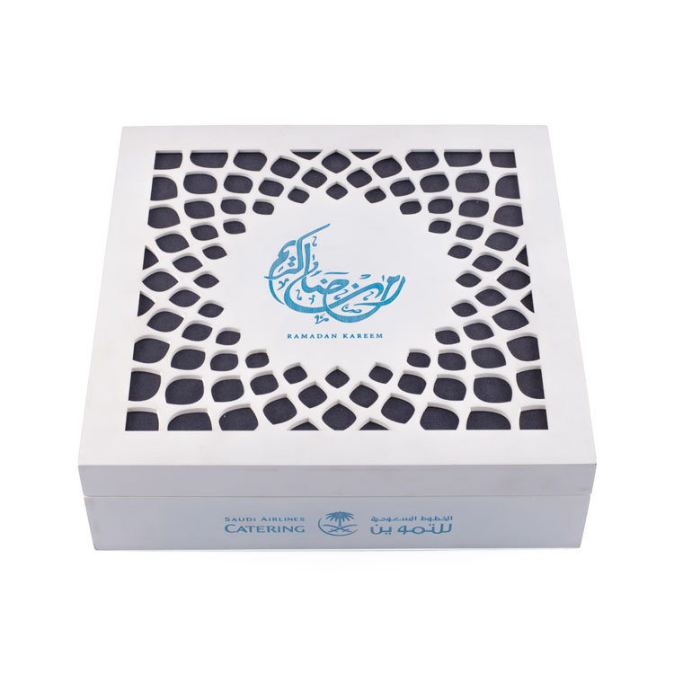 Laser Engraved Unique White Ramadan Box product reference
