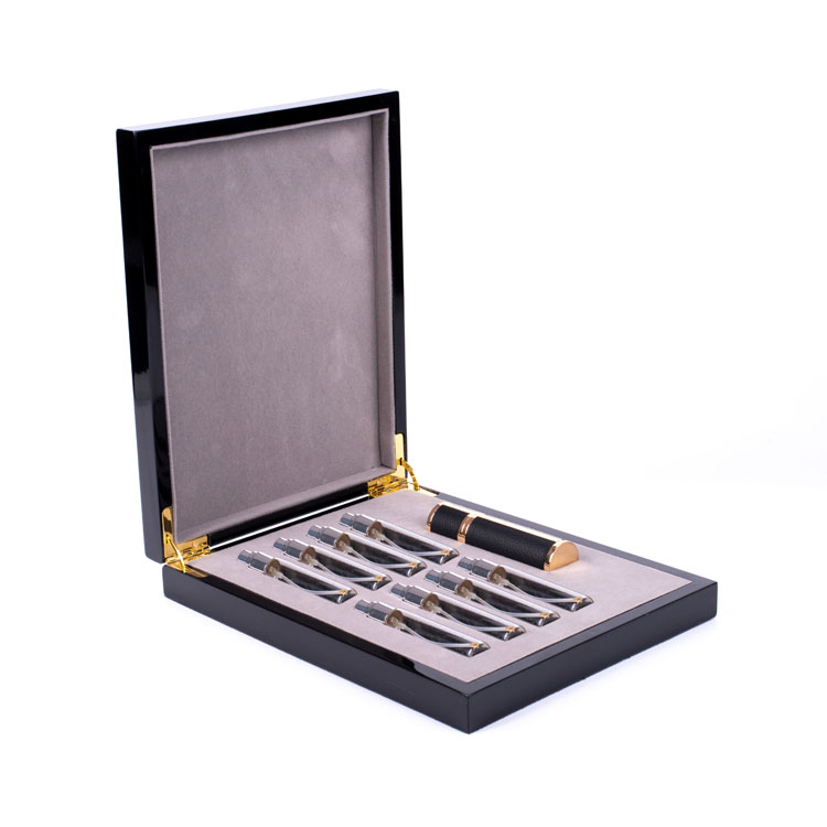 Luxury White Piano Paint MDF Wooden Box for Storage Perfume product reference