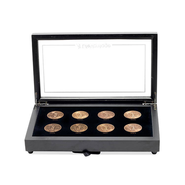 Golden Protective Set Note Vending Snack Slot Souvenir Supplies Piano Lacquer Wooden Coin Box product reference