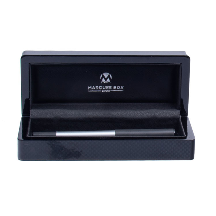 Black Piano Lacquer Souvenir Medal Single Pen Wood Box product reference