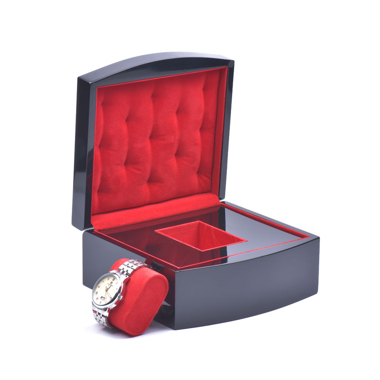 Luxury Painted Arched Watch Box for Gift Packaging - mcpackaging product reference