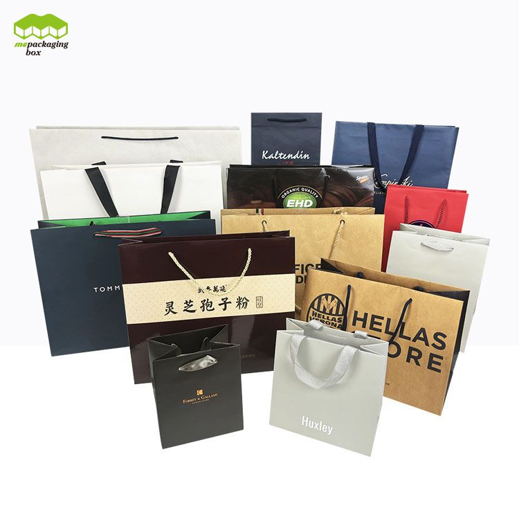 Laser Paper Foiling Logo Golden Paper Bag product reference
